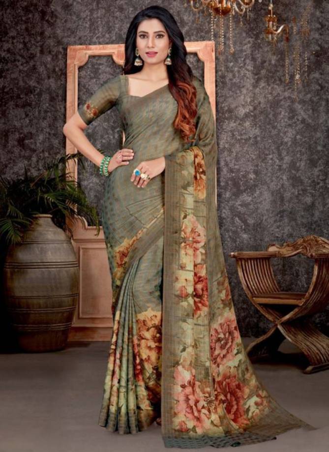 VISHAL JYOTIKA New Printed Fancy Ethnic Wear Designer Latest Saree Collection